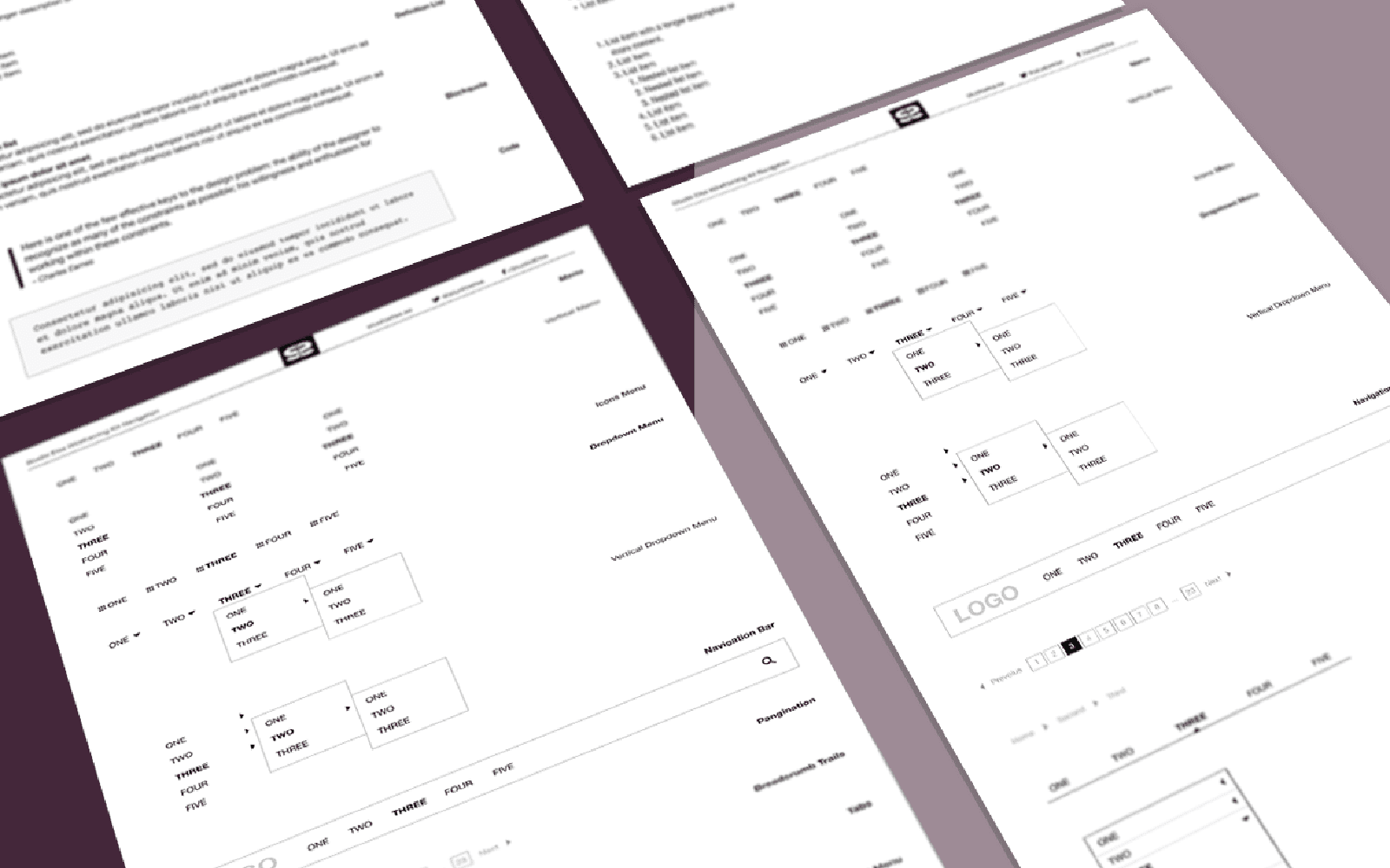 Navgation: Wireframing Kit for Better Prototyping in Adobe XD